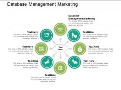 Database management marketing ppt powerpoint presentation gallery graphics tutorials cpb