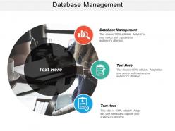 Database management ppt powerpoint presentation ideas files cpb