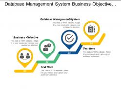Database management system business objective business development techniques