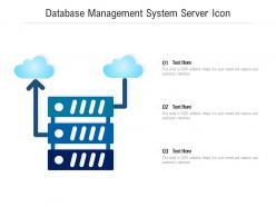 Database management system server icon