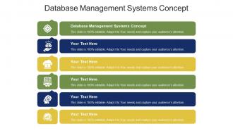 Database management systems concept ppt powerpoint presentation outline cpb