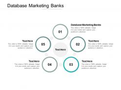 Database marketing banks ppt powerpoint presentation outline picture cpb