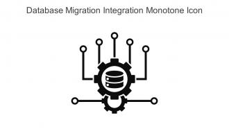 Database Migration Integration Monotone Icon In Powerpoint Pptx Png And Editable Eps Format