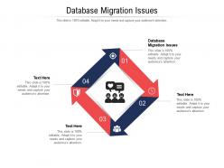 Database migration issues ppt powerpoint presentation pictures graphics example cpb
