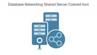 Database Networking Shared Server Colored Icon In Powerpoint Pptx Png And Editable Eps Format