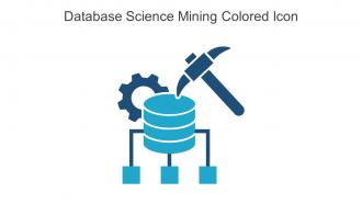 Database Science Mining Colored Icon In Powerpoint Pptx Png And Editable Eps Format