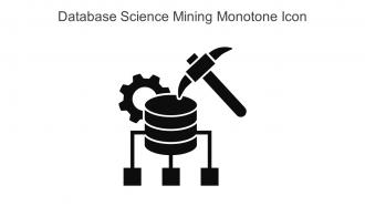 Database Science Mining Monotone Icon In Powerpoint Pptx Png And Editable Eps Format