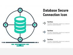 Database Secure Connection Icon
