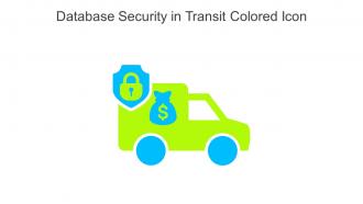 Database Security In Transit Colored Icon In Powerpoint Pptx Png And Editable Eps Format