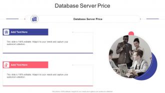 Database Server Price In Powerpoint And Google Slides Cpb