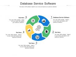 Database service software ppt powerpoint presentation portfolio master slide cpb