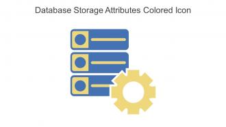 Database Storage Attributes Colored Icon In Powerpoint Pptx Png And Editable Eps Format
