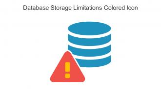 Database Storage Limitations Colored Icon In Powerpoint Pptx Png And Editable Eps Format