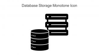Database Storage Monotone Icon In Powerpoint Pptx Png And Editable Eps Format