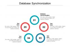 Database synchronization ppt powerpoint presentation file infographics cpb