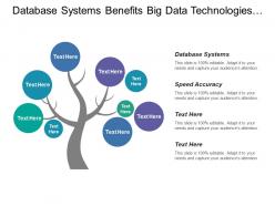 Database systems benefits big data technologies speed accuracy