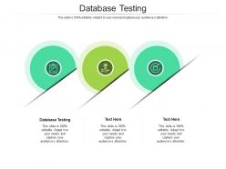 Database testing ppt powerpoint presentation show cpb