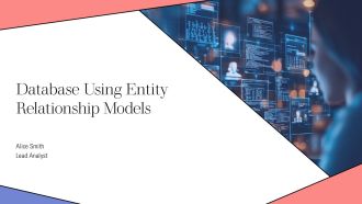 Database Using Entity Relationship Models PPT Graphics AT