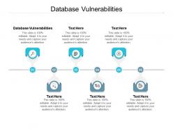 Database vulnerabilities ppt powerpoint presentation slides format cpb