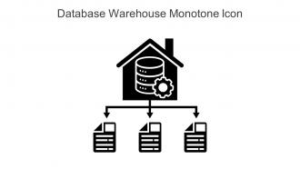 Database Warehouse Monotone Icon In Powerpoint Pptx Png And Editable Eps Format