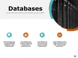 Databases servers ppt powerpoint presentation professional slide download