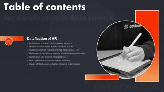 Datafication In Data Science Powerpoint Presentation Slides Professionally