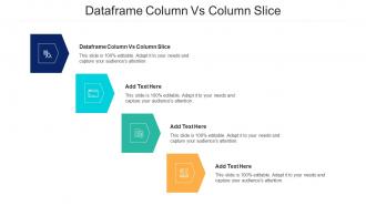 Dataframe Column Vs Column Slice Ppt Powerpoint Presentation Professional Design Ideas Cpb