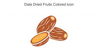 Date Dried Fruits Colored Icon In Powerpoint Pptx Png And Editable Eps Format