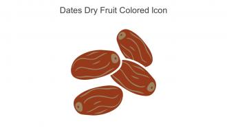 Dates Dry Fruit Colored Icon In Powerpoint Pptx Png And Editable Eps Format