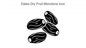 Dates Dry Fruit Monotone Icon In Powerpoint Pptx Png And Editable Eps Format