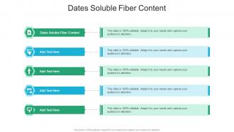 Dates Soluble Fiber Content In Powerpoint And Google Slides Cpb