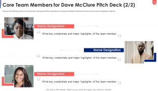 Dave mcclure pitch deck ppt template