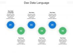 Dax data language ppt powerpoint presentation infographic template graphics template cpb