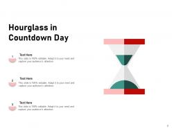 Day Countdown Hourglass Calendar Showing Alarm Clock