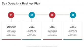 Day Operations Business Plan In Powerpoint And Google Slides Cpb