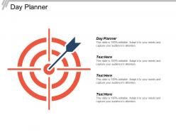 Day planner ppt powerpoint presentation infographic template designs cpb