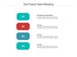 Day projects tasks marketing ppt powerpoint presentation slides grid cpb