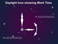 Daylight icon showing work time
