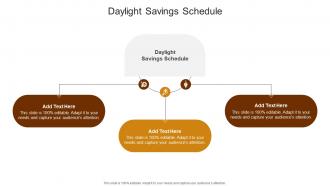 Daylight Savings Schedule In Powerpoint And Google Slides Cpb
