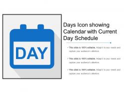 Days icon showing calendar with current day schedule