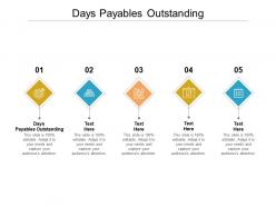 Days payables outstanding ppt powerpoint presentation portfolio elements cpb