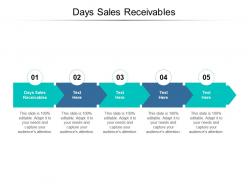 Days sales receivables ppt powerpoint presentation infographic template samples cpb