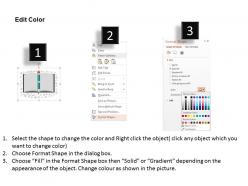 Db book with pencil education apps flat powerpoint design