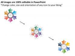 69027944 style circular hub-spoke 6 piece powerpoint presentation diagram infographic slide