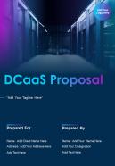 DCaaS Proposal Report Sample Example Document