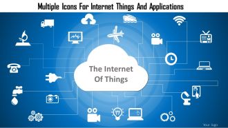 Dd multiple icons for internet things and applications powerpoint template