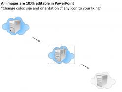 64540824 style technology 1 cloud 4 piece powerpoint presentation diagram infographic slide