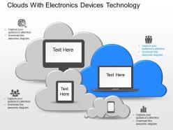 28339207 style technology 1 cloud 4 piece powerpoint presentation diagram infographic slide