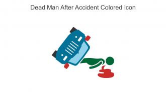Dead Man After Accident Colored Icon In Powerpoint Pptx Png And Editable Eps Format