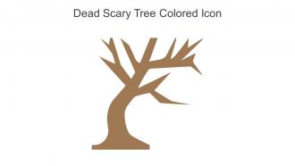 Dead Scary Tree Colored Icon In Powerpoint Pptx Png And Editable Eps Format